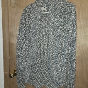 Derek Heart Gray Cowl Neck Sweater